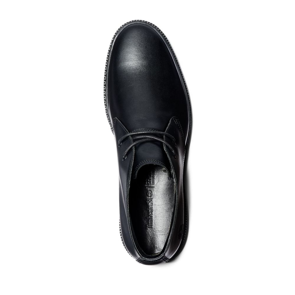 Botas Chukka Masculino - Timberland Port Union Impermeavel - OIFRG0763 - Pretas